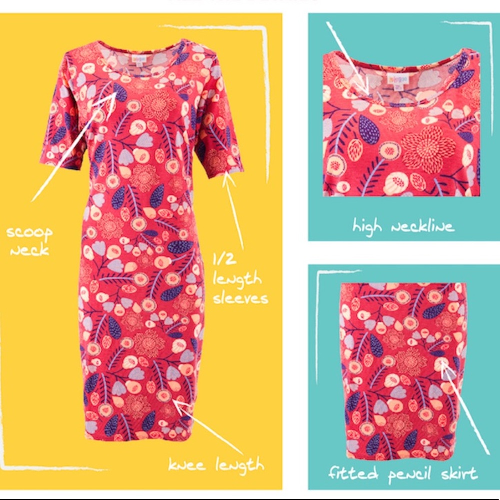 Lularoe Julia Solid Black, Size S - image 6